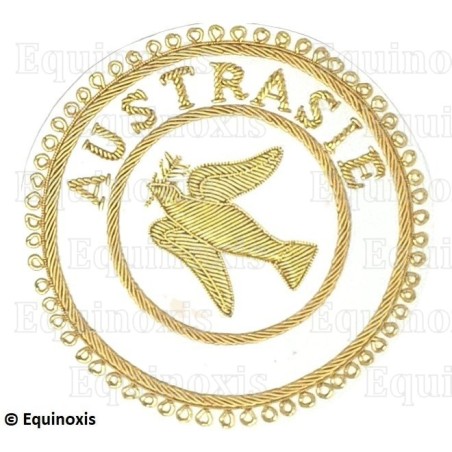Badge / Macaron GLNF – Grande tenue provinciale – Grand Expert – Austrasie – Brodé main